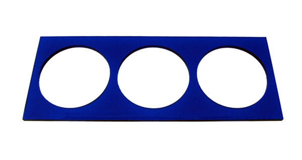 Round 3.5" Diameter 3 Hole Plate