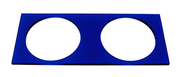 Round 3.5" Diameter 2 Hole Plate
